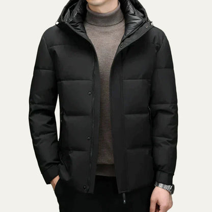 Men's Warm Waterproof Parka Jacket with Hood