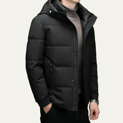 Men's Warm Waterproof Parka Jacket with Hood