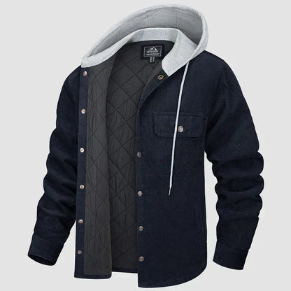 Warm Waterproof Mens Parka Jacket Hooded - OutfitLondon
