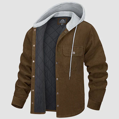 Warm Waterproof Mens Parka Jacket Hooded