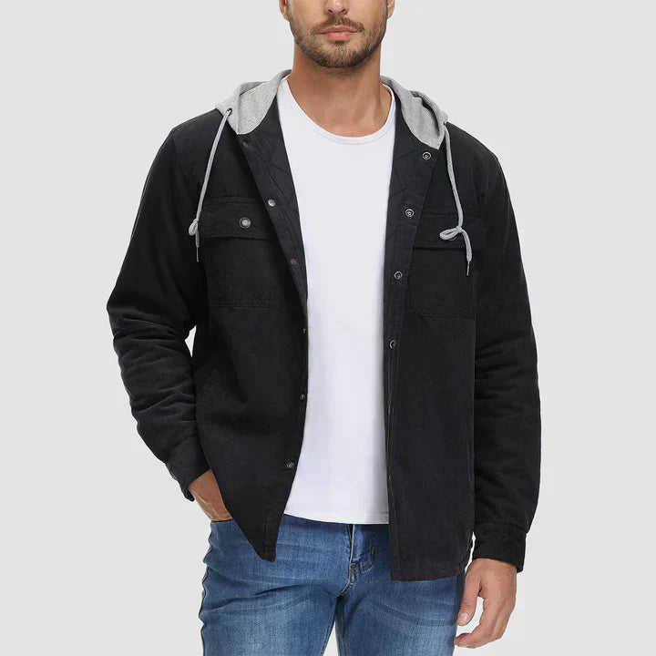 Warm Waterproof Mens Parka Jacket Hooded