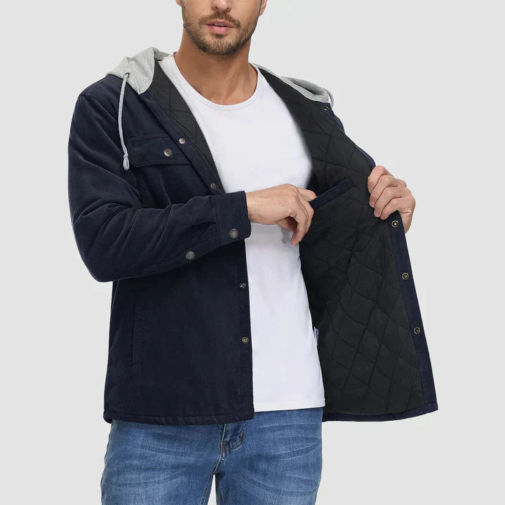 Warm Waterproof Mens Parka Jacket Hooded