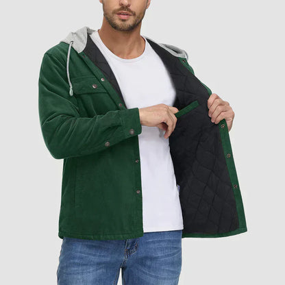 Warm Waterproof Mens Parka Jacket Hooded