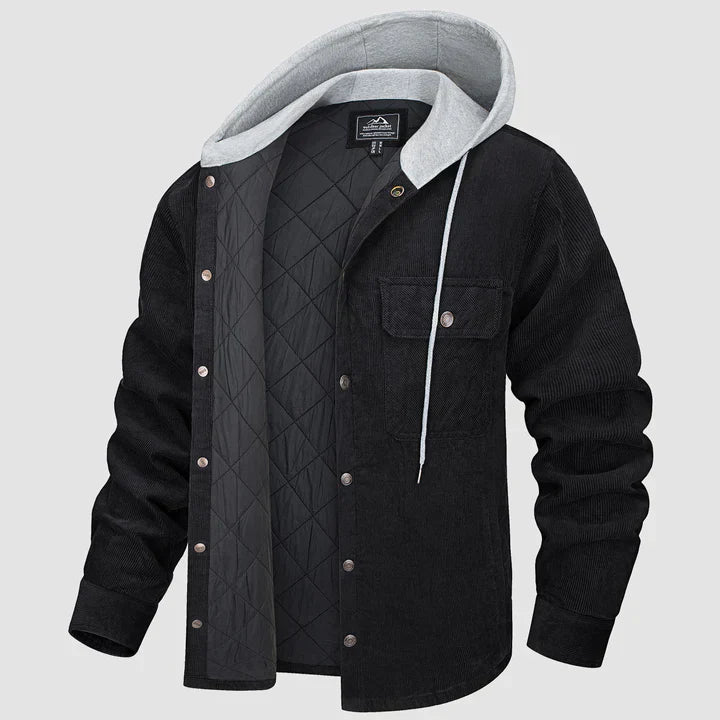 Warm Waterproof Mens Parka Jacket Hooded