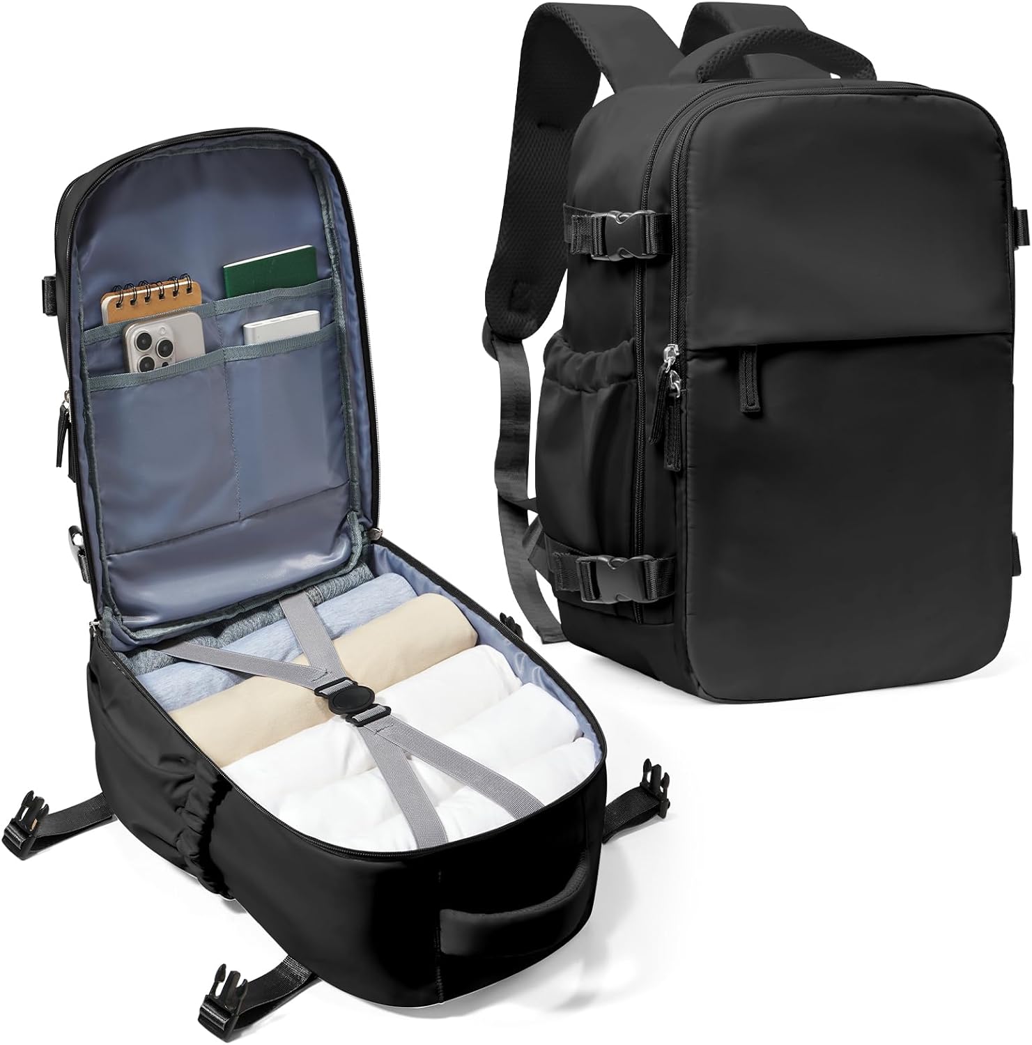 Spacious Laptop Backpack with Padded Adjustable Strap - OutfitLondon