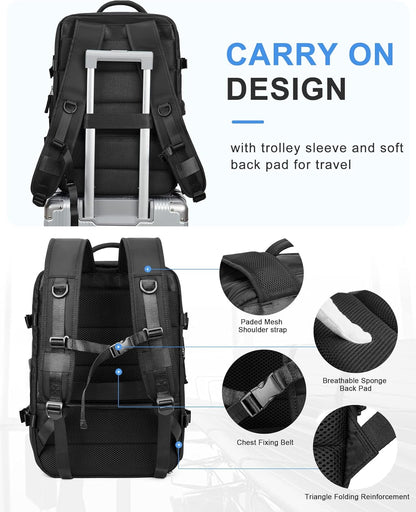 Spacious Laptop Backpack with Padded Adjustable Strap