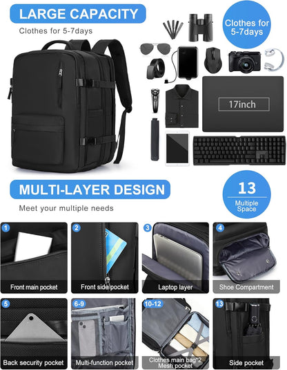 Spacious Laptop Backpack with Padded Adjustable Strap