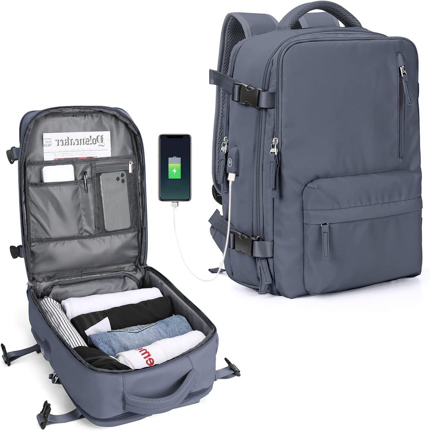 Spacious Laptop Backpack with Padded Adjustable Strap