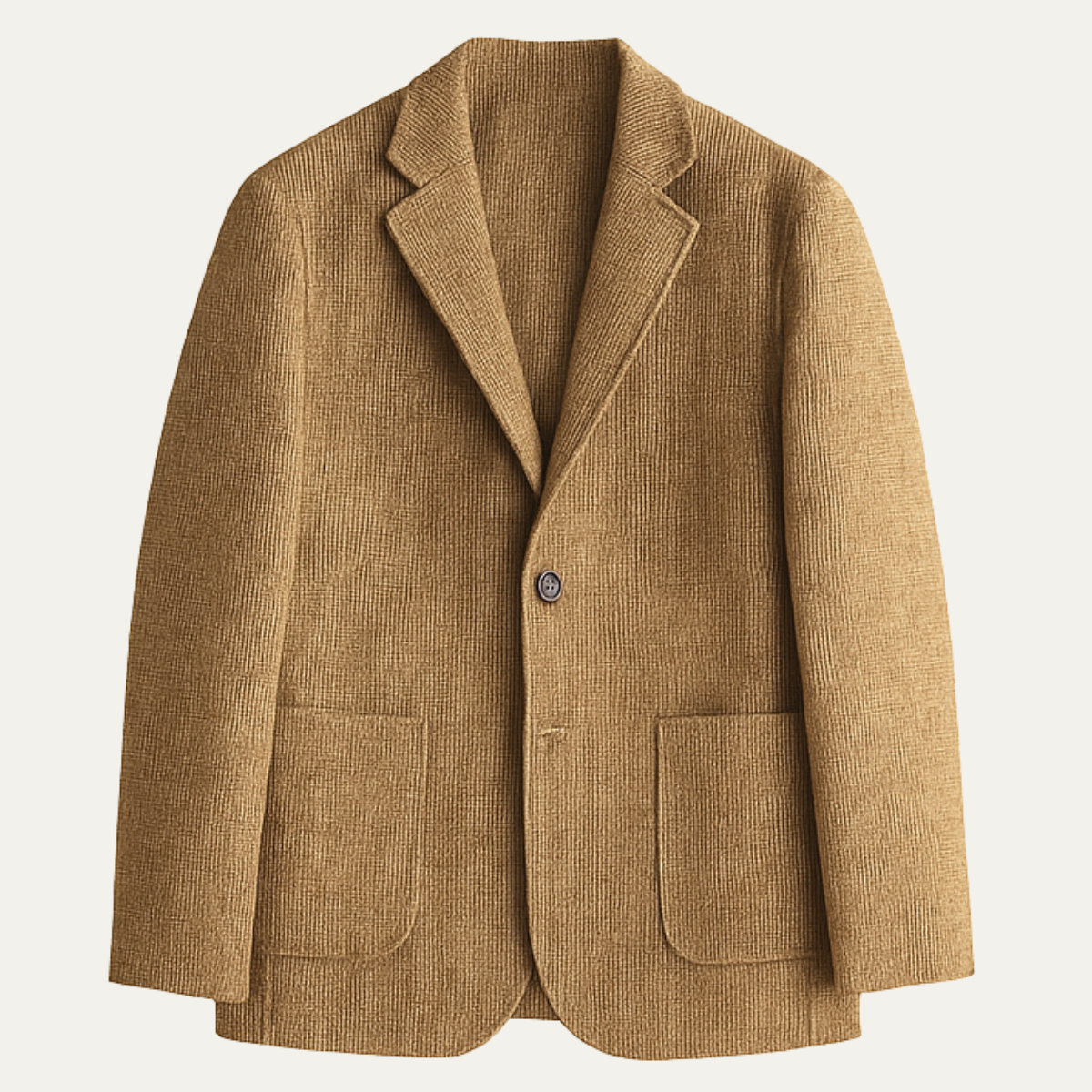 Classic Men's Plaid Wool Blazer Jacket - OutfitLondon
