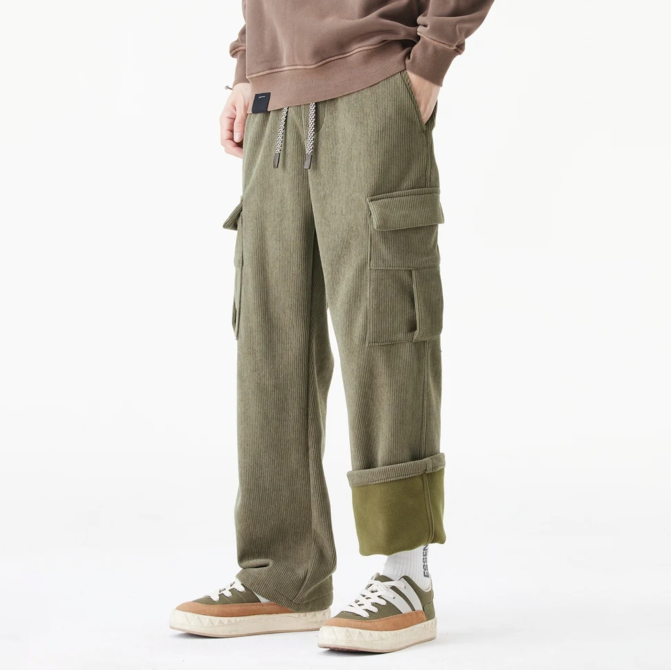 Cozy Thermal Fleece Lined Trousers - OutfitLondon