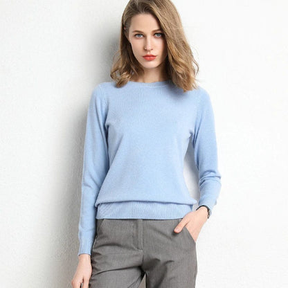 Soft Crew Neck Cashmere Sweater