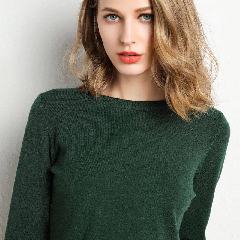 Soft Crew Neck Cashmere Sweater
