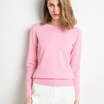 Soft Crew Neck Cashmere Sweater