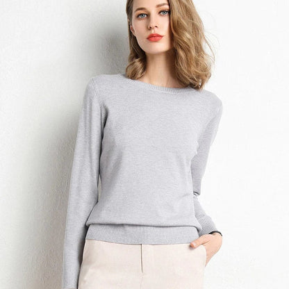 Soft Crew Neck Cashmere Sweater