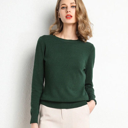 Soft Crew Neck Cashmere Sweater