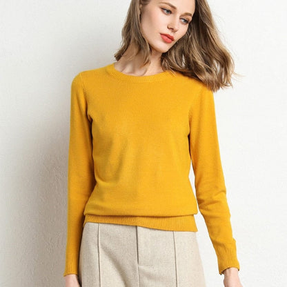 Soft Crew Neck Cashmere Sweater