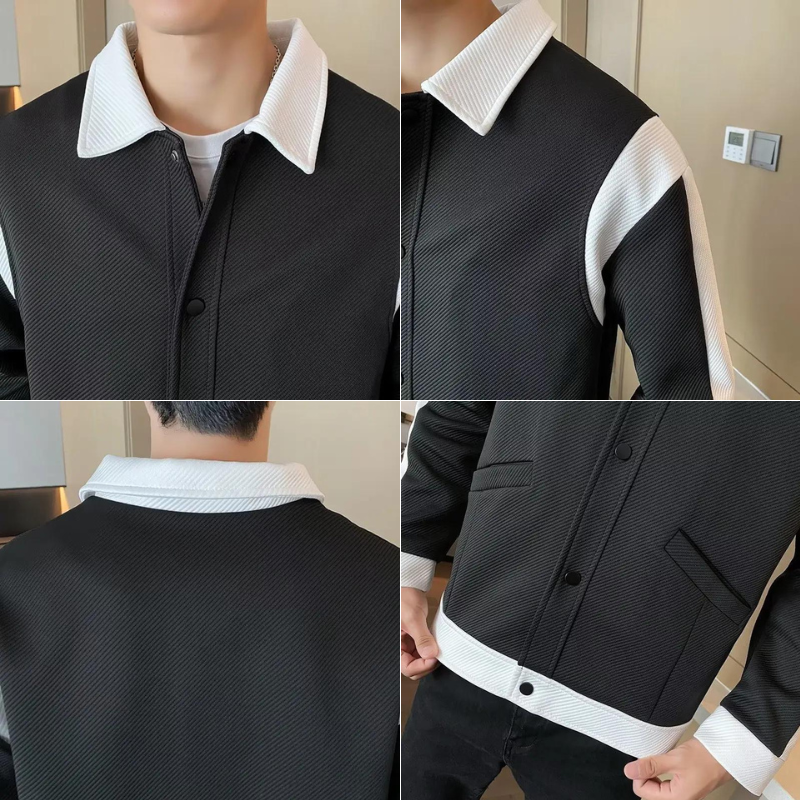 Quirky Patchwork Mens Jacket Alessandro