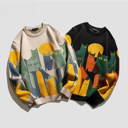 Colourful Knit Sweater for Women - OutfitLondon