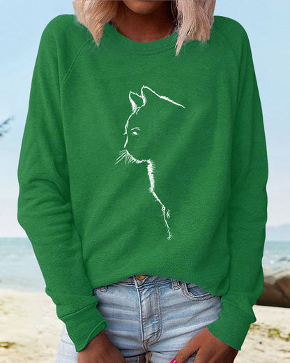 Comfy Cat Graphic Hoodie