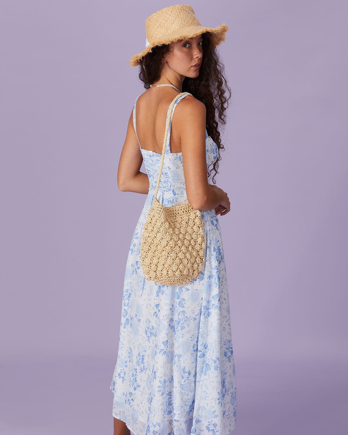 Payton | Ruched Fit Sleeveless Square Neck Summer Dress