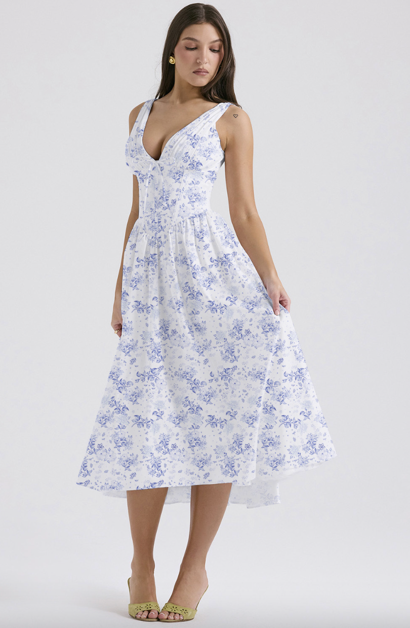 Vibrant Floral Women's Sundress