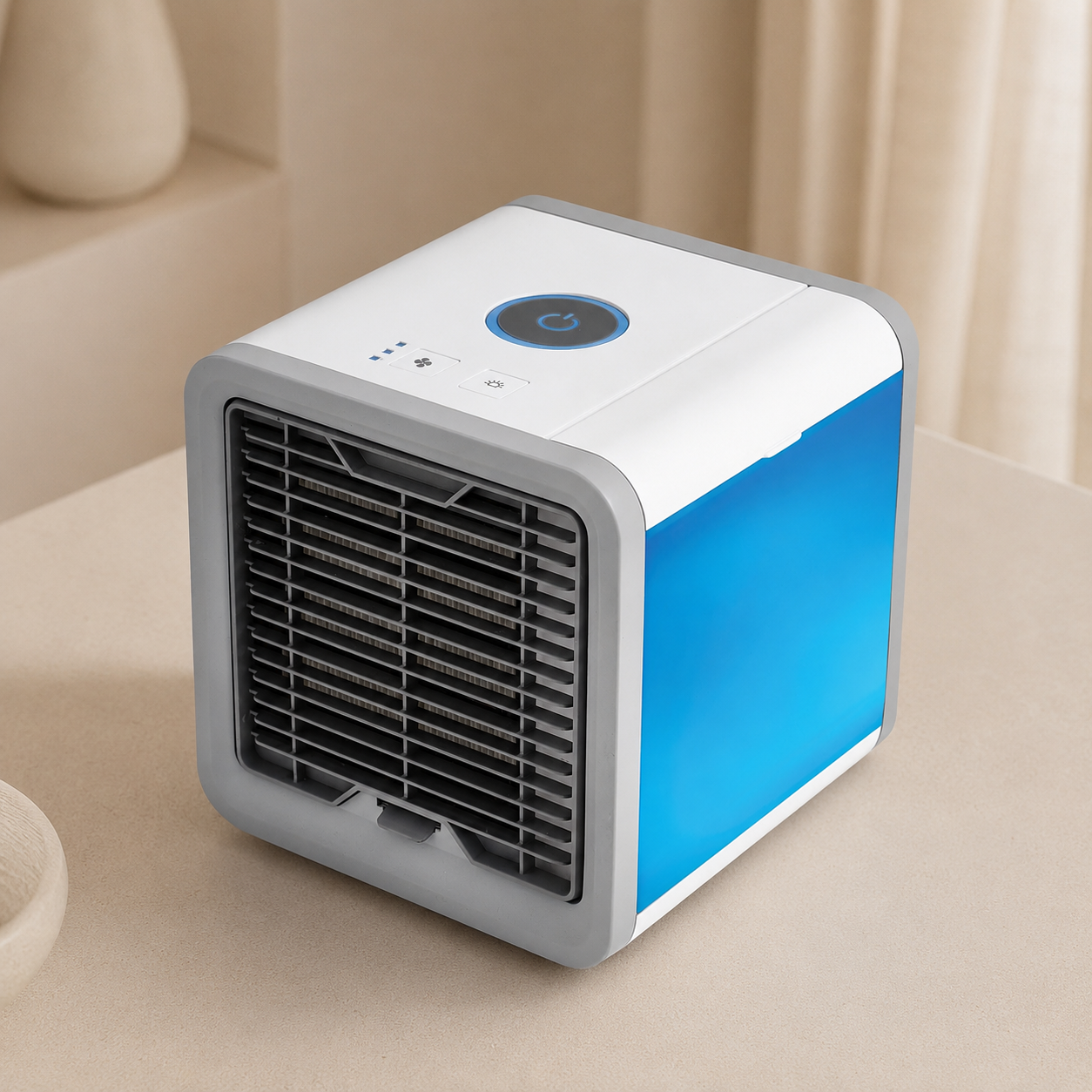 Personal USB Powered Portable Air Cooler for Desks & Bedsides