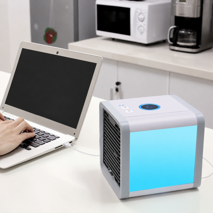 Personal USB Powered Portable Air Cooler for Desks & Bedsides