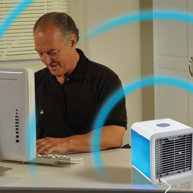 Personal USB Powered Portable Air Cooler for Desks & Bedsides