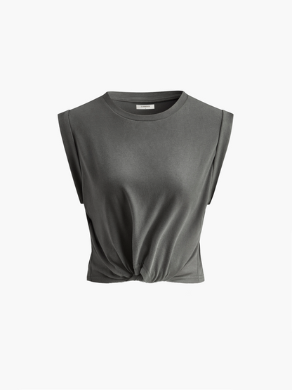 Petra | Knotted Fit Cotton Festival T-Shirt
