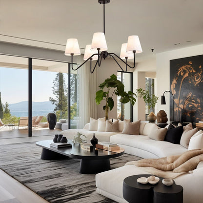Elegant Glass Pendant Light Chandelier - OutfitLondon