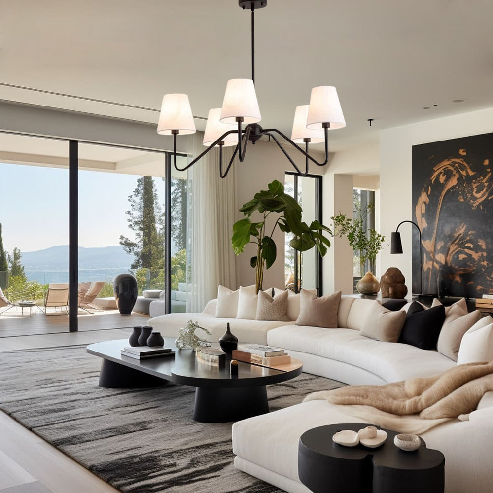 Elegant Glass Pendant Light Chandelier