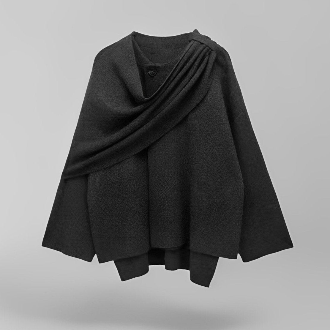 Stylish Women's Wool Cape Coat