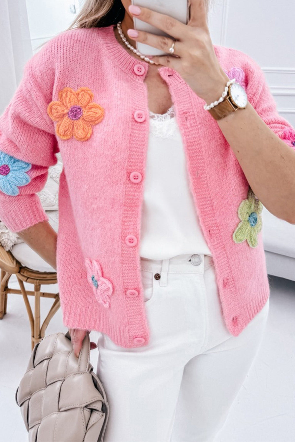 Cozy Women's Soft Knit Cardigan Sweater