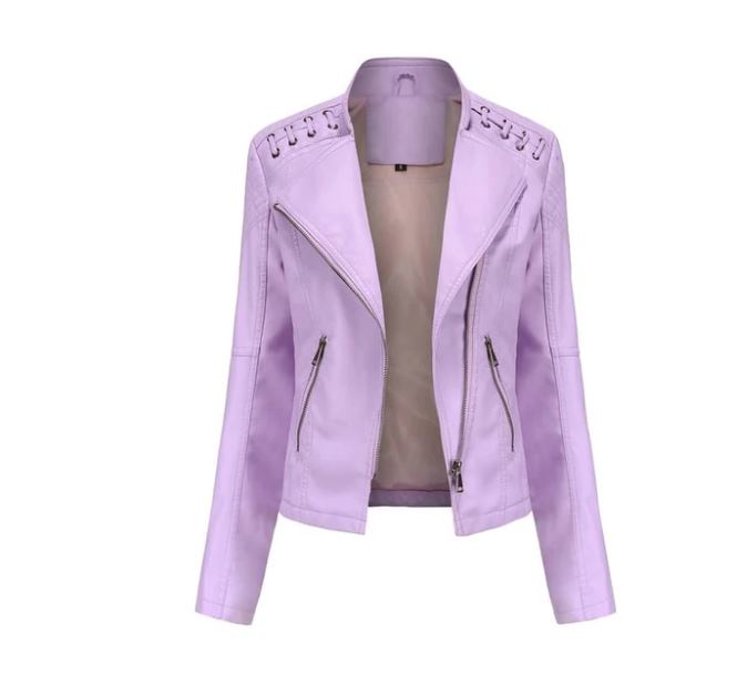 Soft Sheepskin Biker Jacket