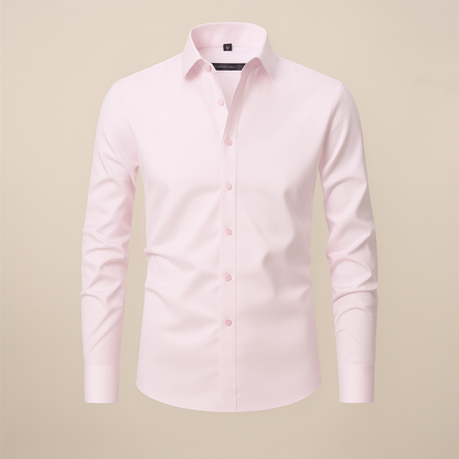 Slim Fit Men's Long Sleeve Dress Shirt
