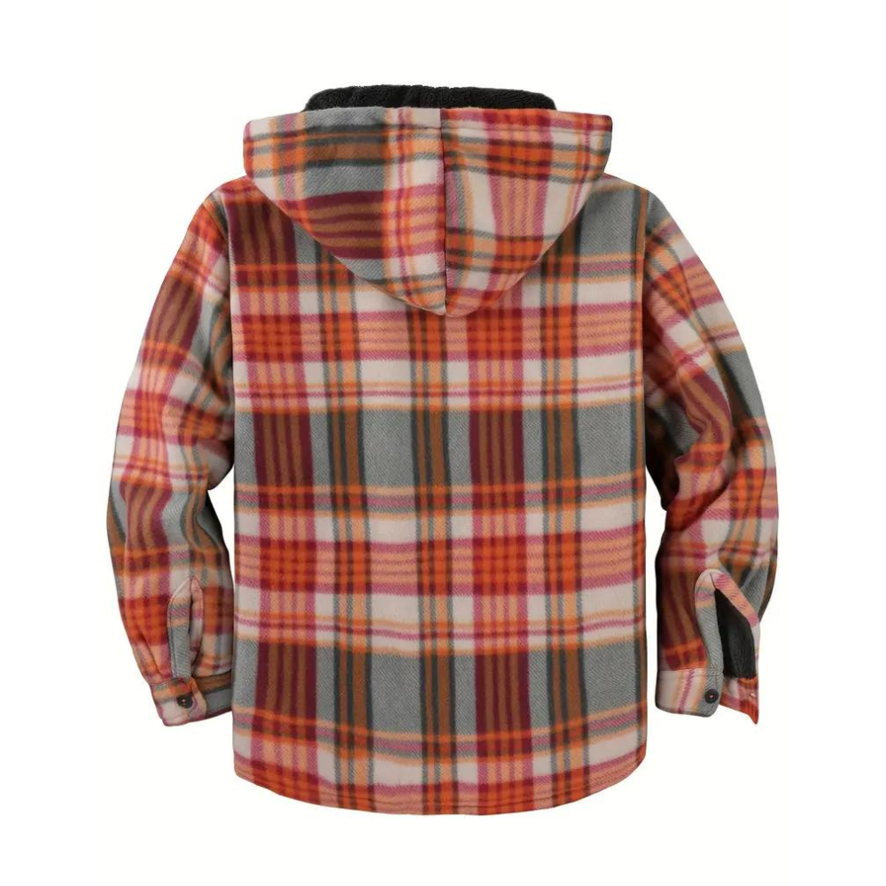 Classic Hooded Flannel Men's Jacket