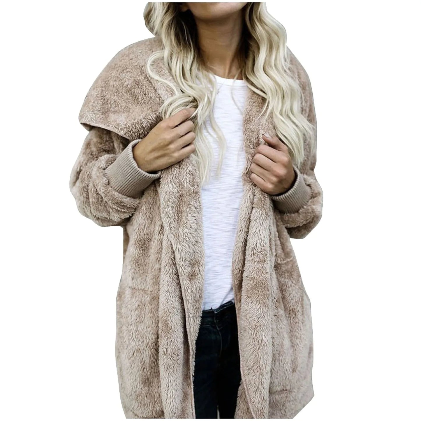 Soft Fleece Oversized Winter Coat - Warm and Cozy