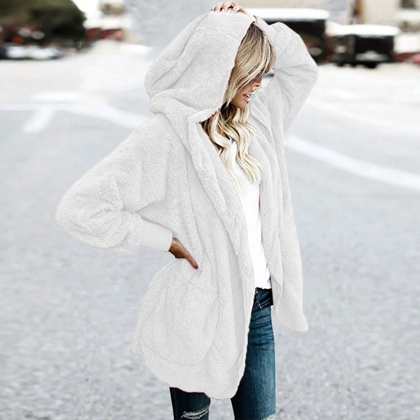 Soft Fleece Oversized Winter Coat - Warm and Cozy