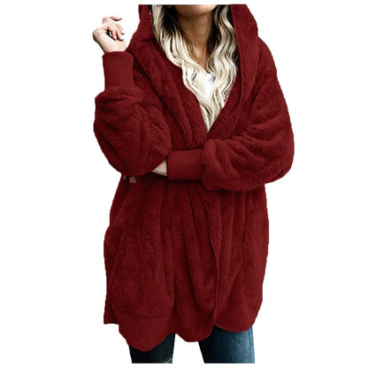 Soft Fleece Oversized Winter Coat - Warm and Cozy