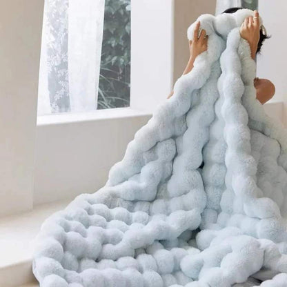 Soft Faux Fur Heavy Throw Blanket