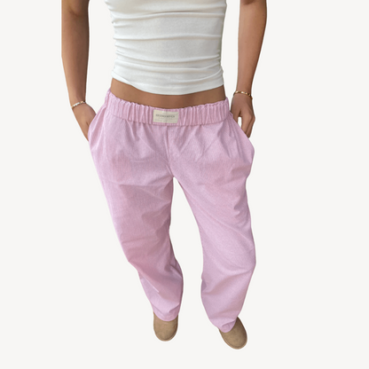 Relaxed Fit Cotton Lounge Pants - OutfitLondon