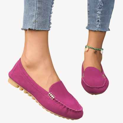 Comfortable Womens Genuine Leather Flat Shoes