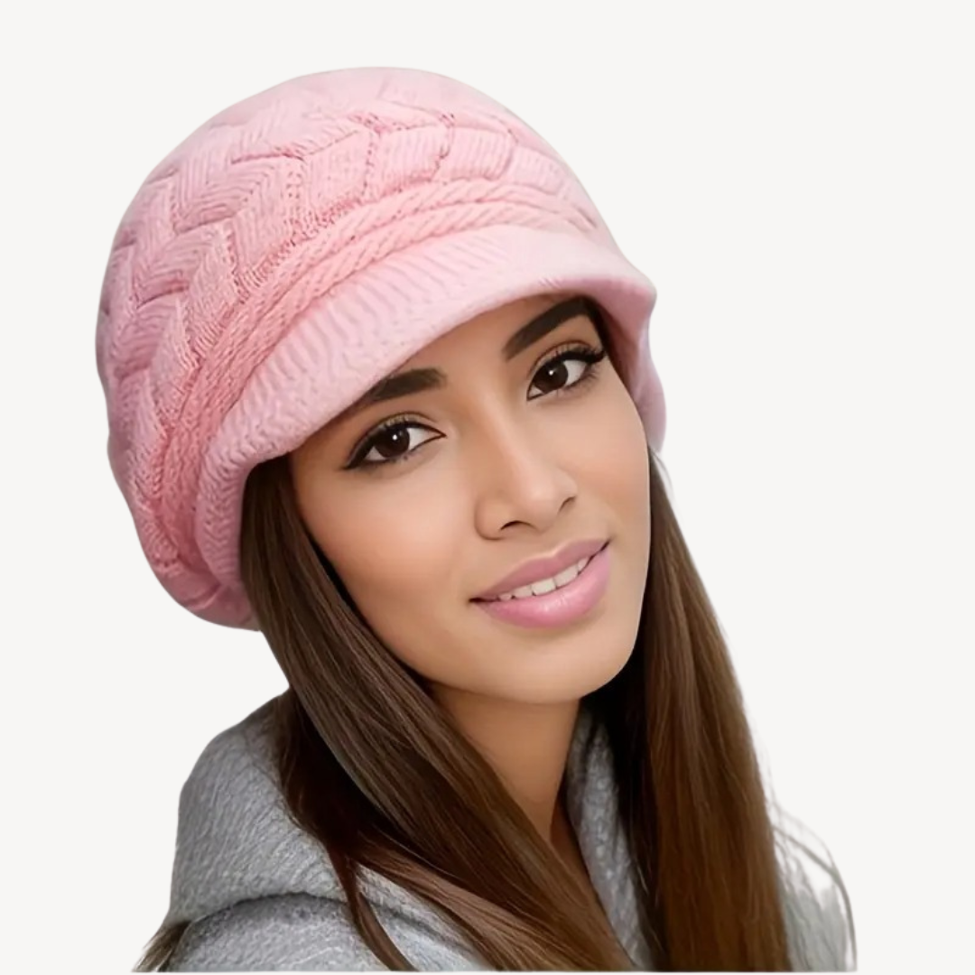 Warm Cable Winter Hat for Ladies