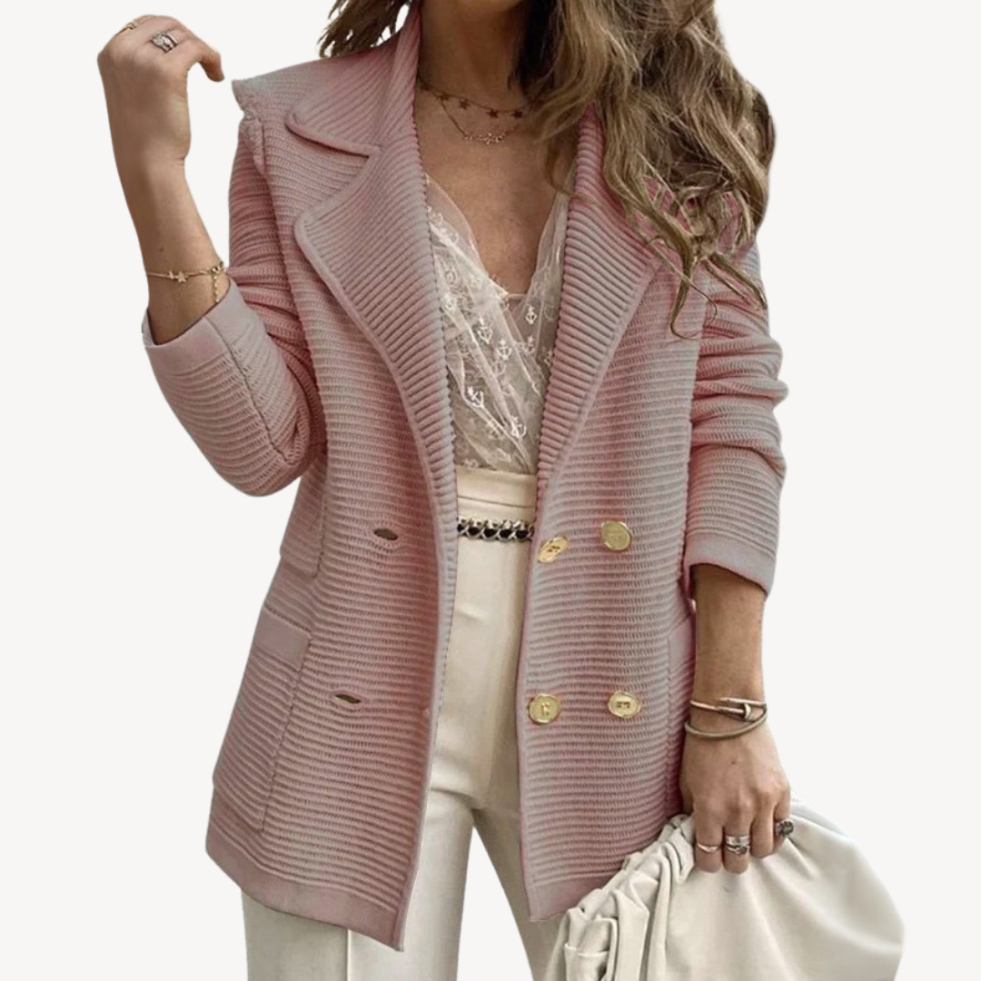 Ladies' Textured Fit Blazer Coat