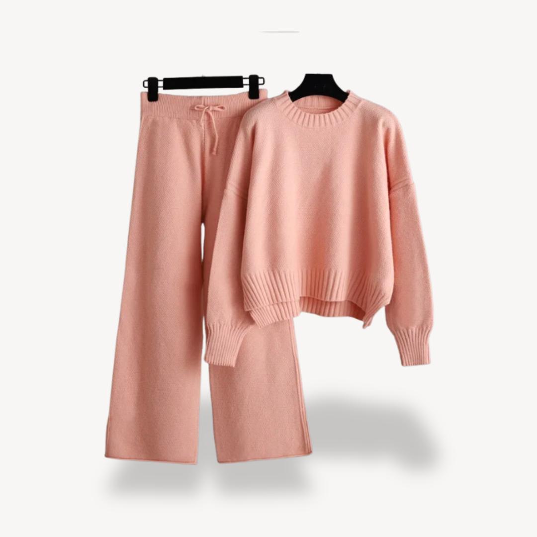 Ladies Cozy Jumper and Trousers Set