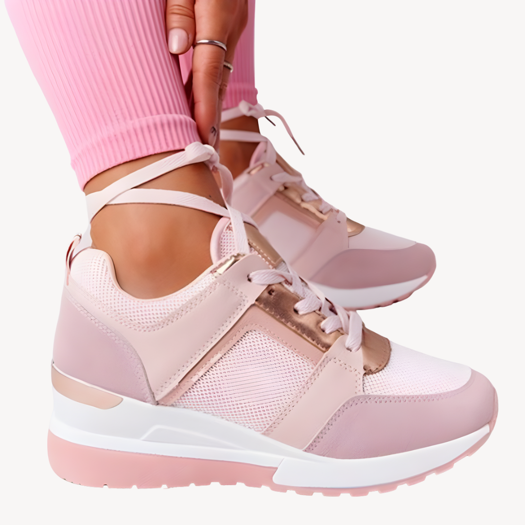 Supportive Arch Wedge Sneakers for Women