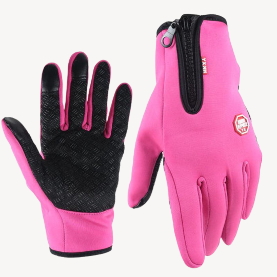 Insulated Work Gloves with Zip Closure