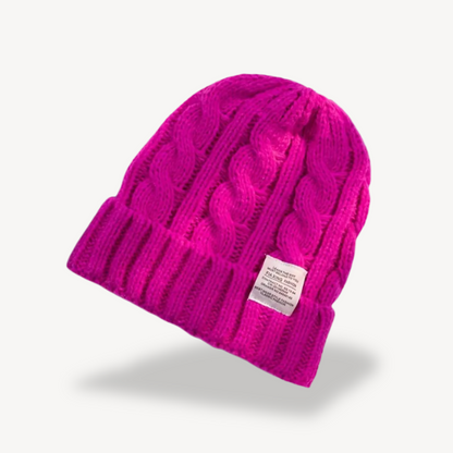 Warm Slouchy Beanie for Women - Cozy Wool Hat