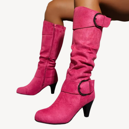 Comfortable High Heel Knee Boots for Women
