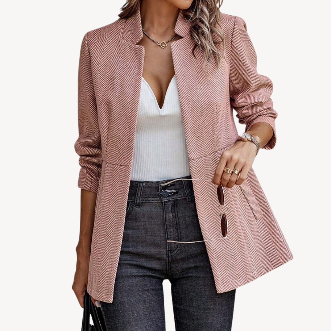 Classic Checked Ladies Jacket - OutfitLondon